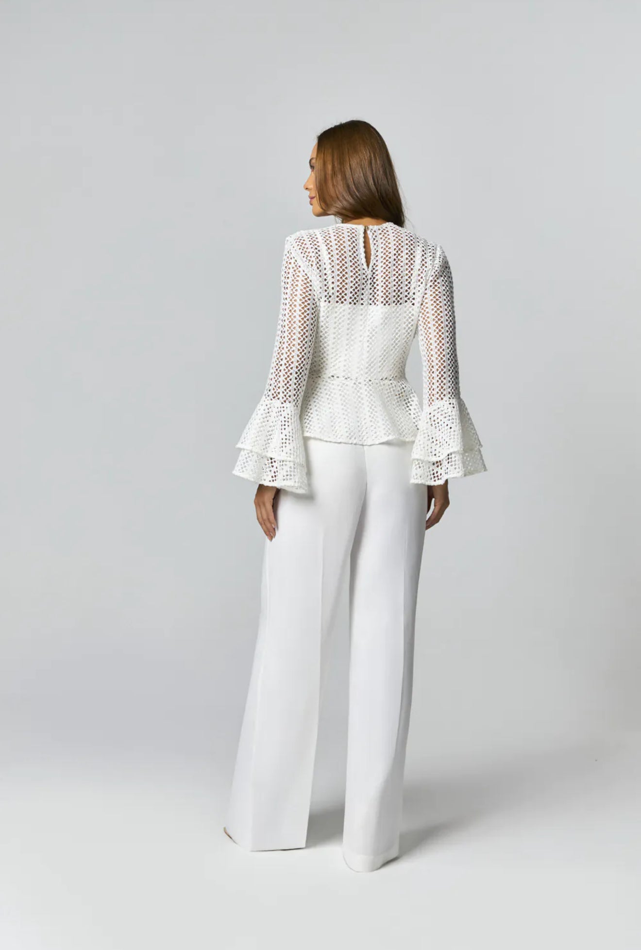 Blusa de Tela com Cropped