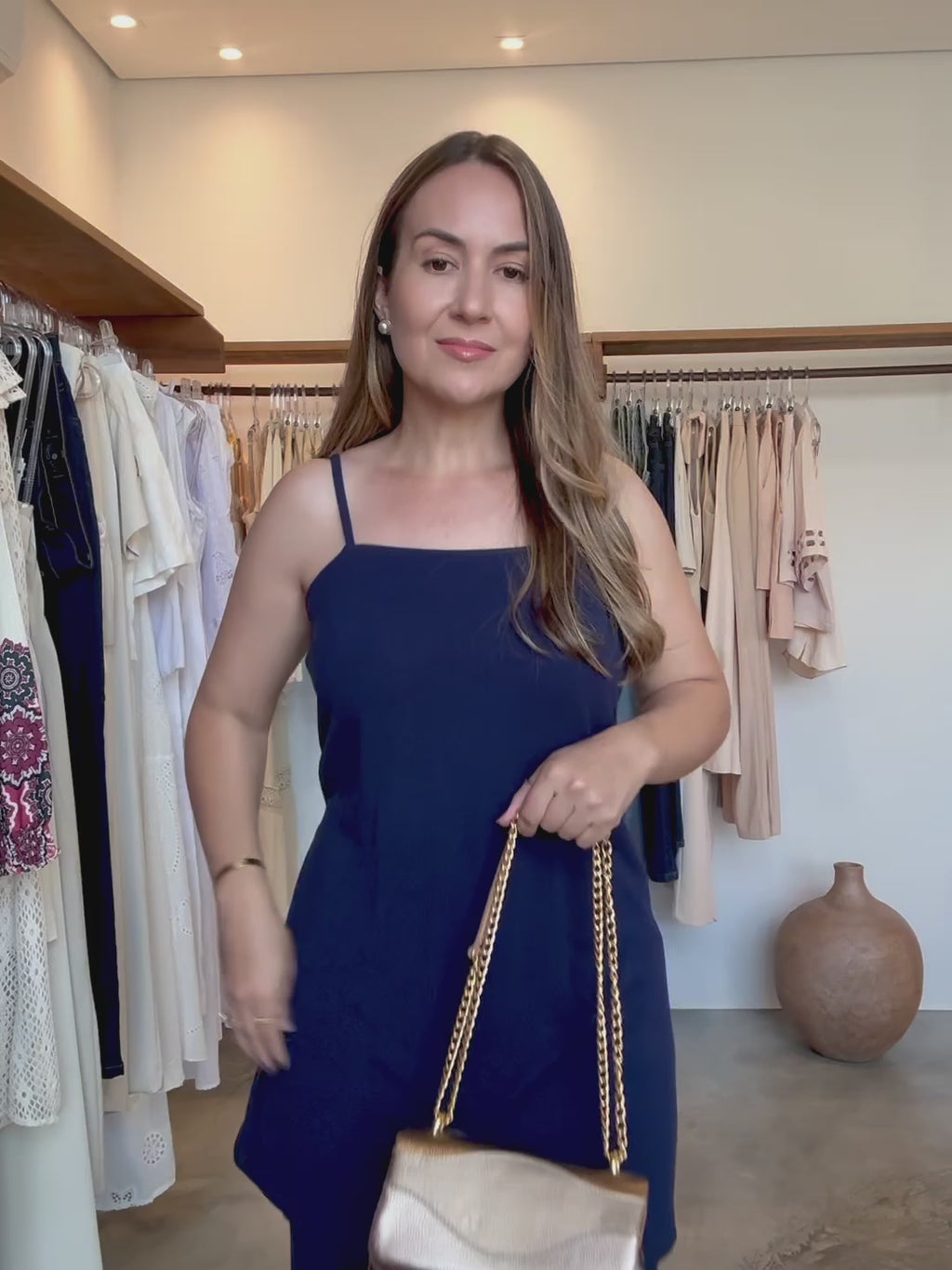 Conjunto Azul Tricô Essential