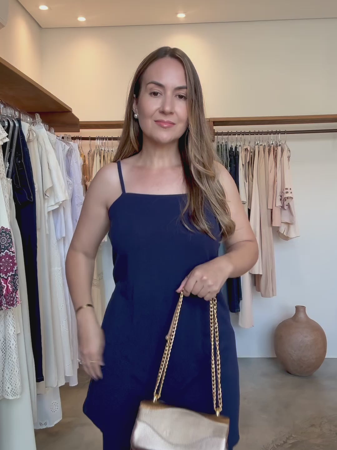 Conjunto Azul Tricô Essential